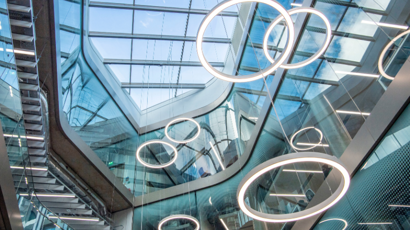 A photo of the University of Glasgow Advanced Research Centre building