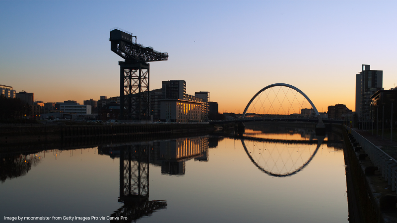 A photo of Glasgow's skyline