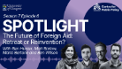 UofG Spotlight - Season 7 episode 6, The Future of Foreign Aid: Retreat or Reinvention, With Ben Hunter, Matt Barlow, Maria Bertone and Ben Wilson