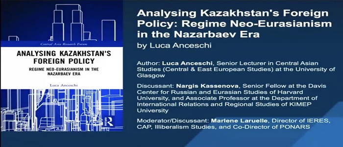 Book cover of Analysing Kazakhstan's Foreign Policy 