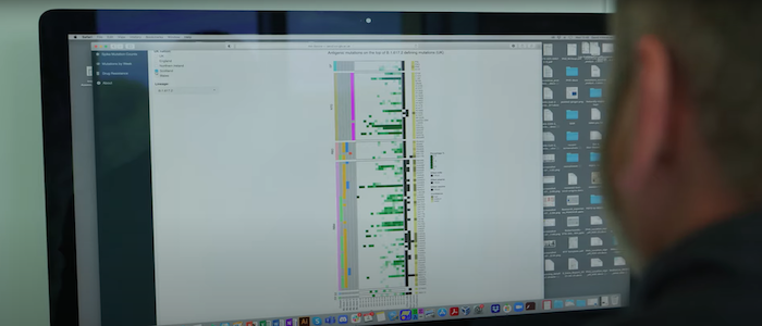 Image of some data on a computer screen.